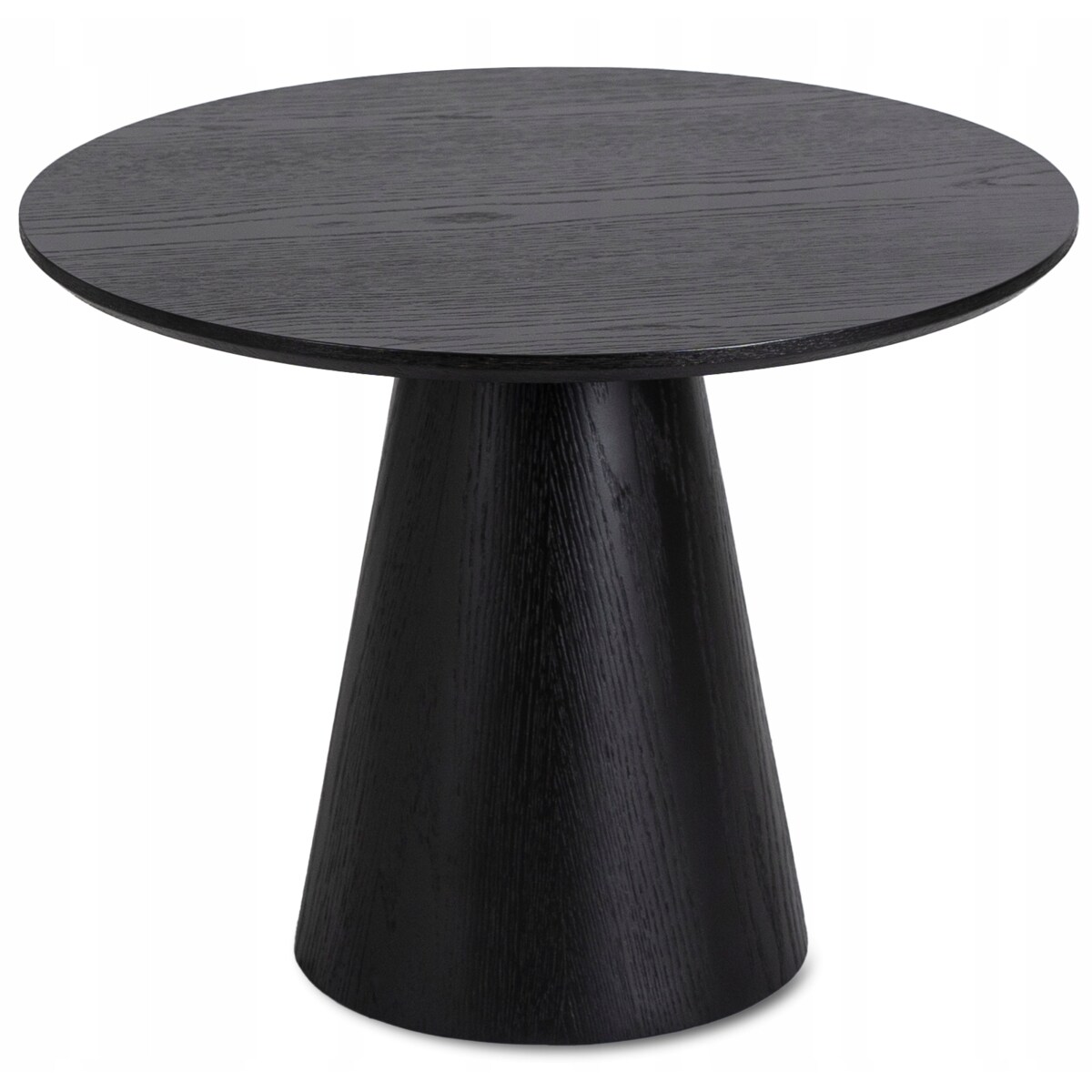 Stolik Kawowy Okrągły Czarny Mały Nowoczesny Mała Okrągła Ława CASSANDER