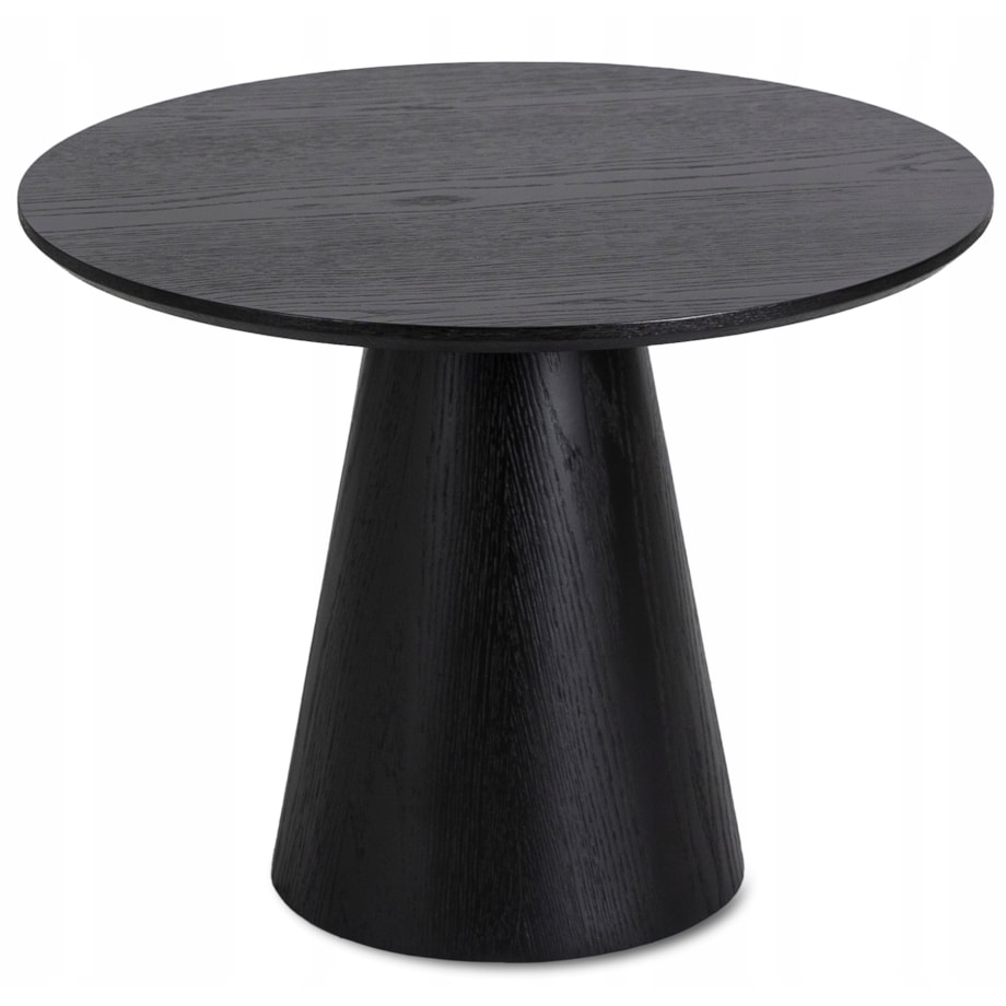 Stolik Kawowy Okrągły Czarny Mały Nowoczesny Mała Okrągła Ława CASSANDER