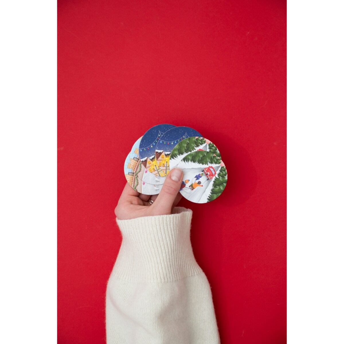 Karty MunoMemory "Christmas Edition" by Julia Kraska w ozdobnej tubie