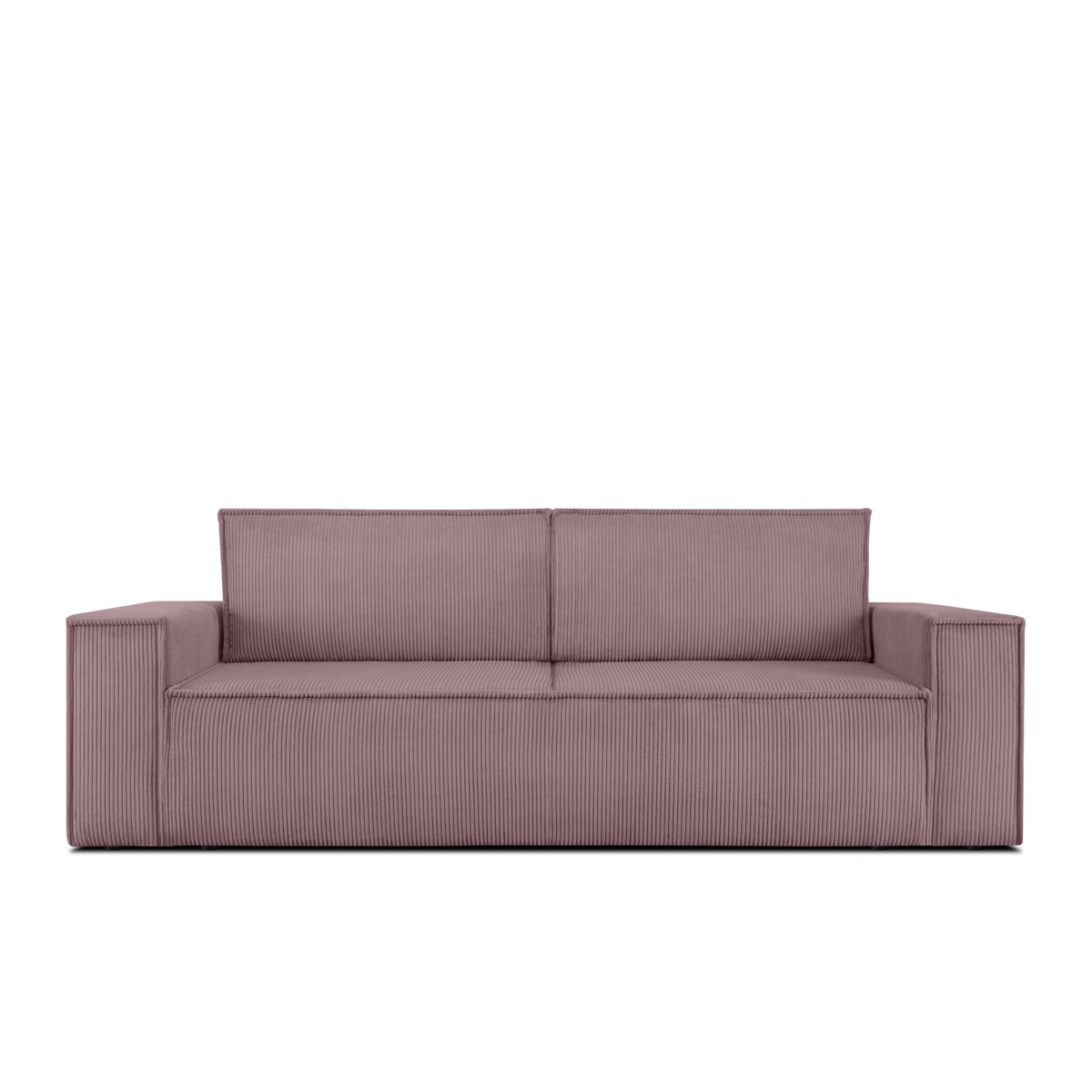 KONSIMO NAPI Sofa 3-osobowa z podstawą łóżka w kolorze jasnofioletowym