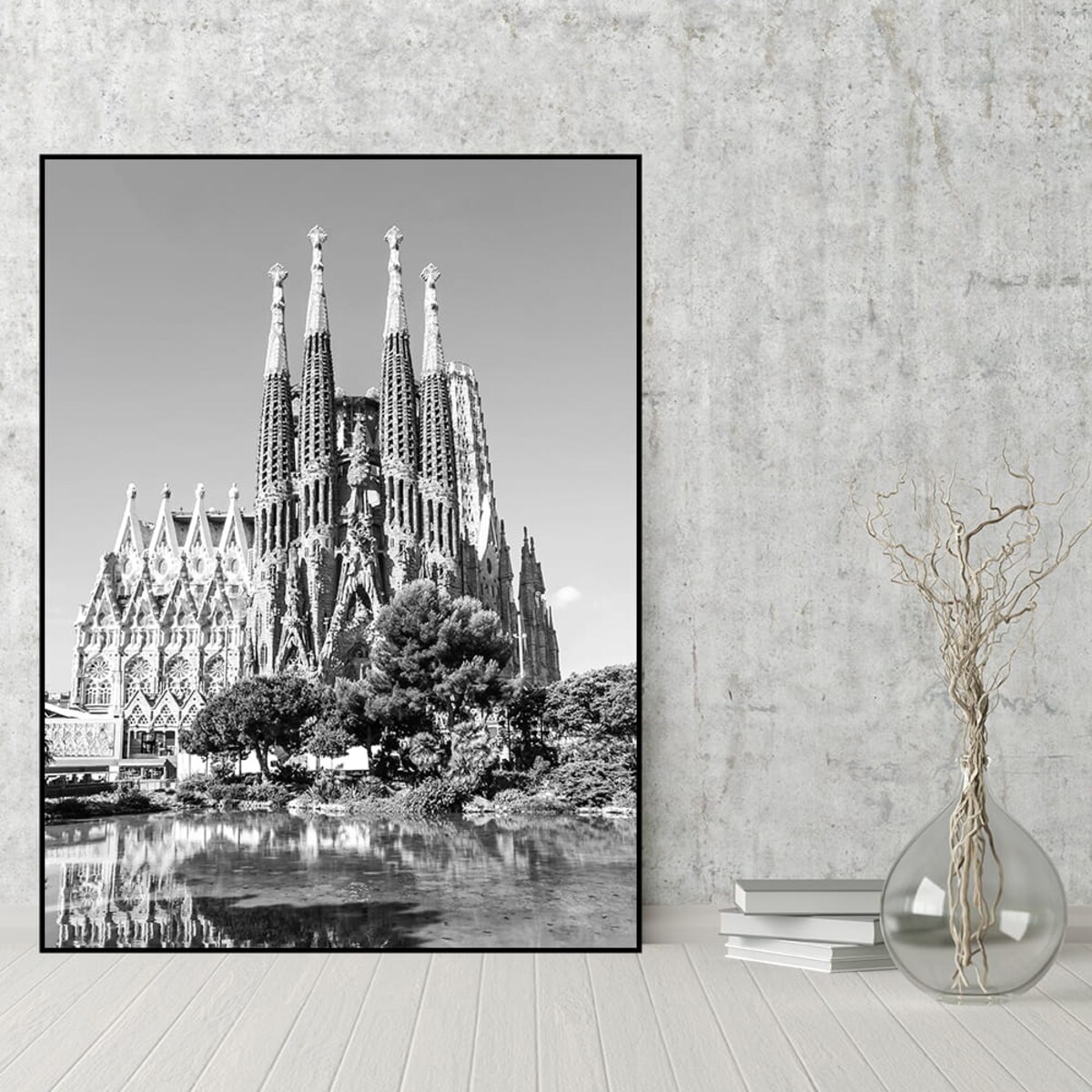 plakat sagrada familia barcelona hiszpania 30x40 cm