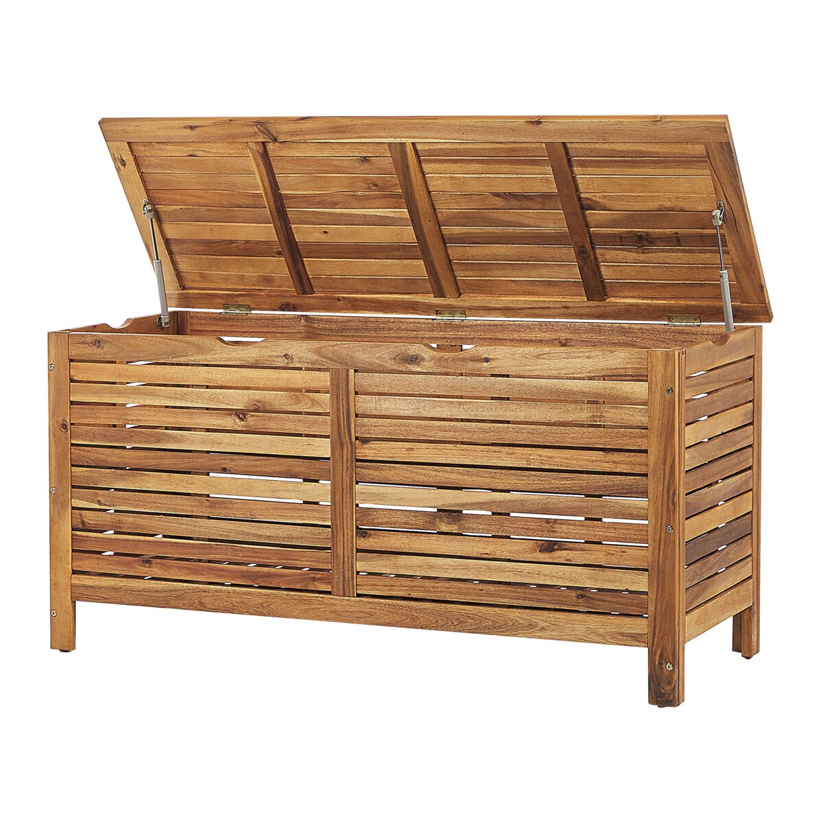 Skrzynia ogrodowa 130 x 64 cm jasne drewno RIVIERA
