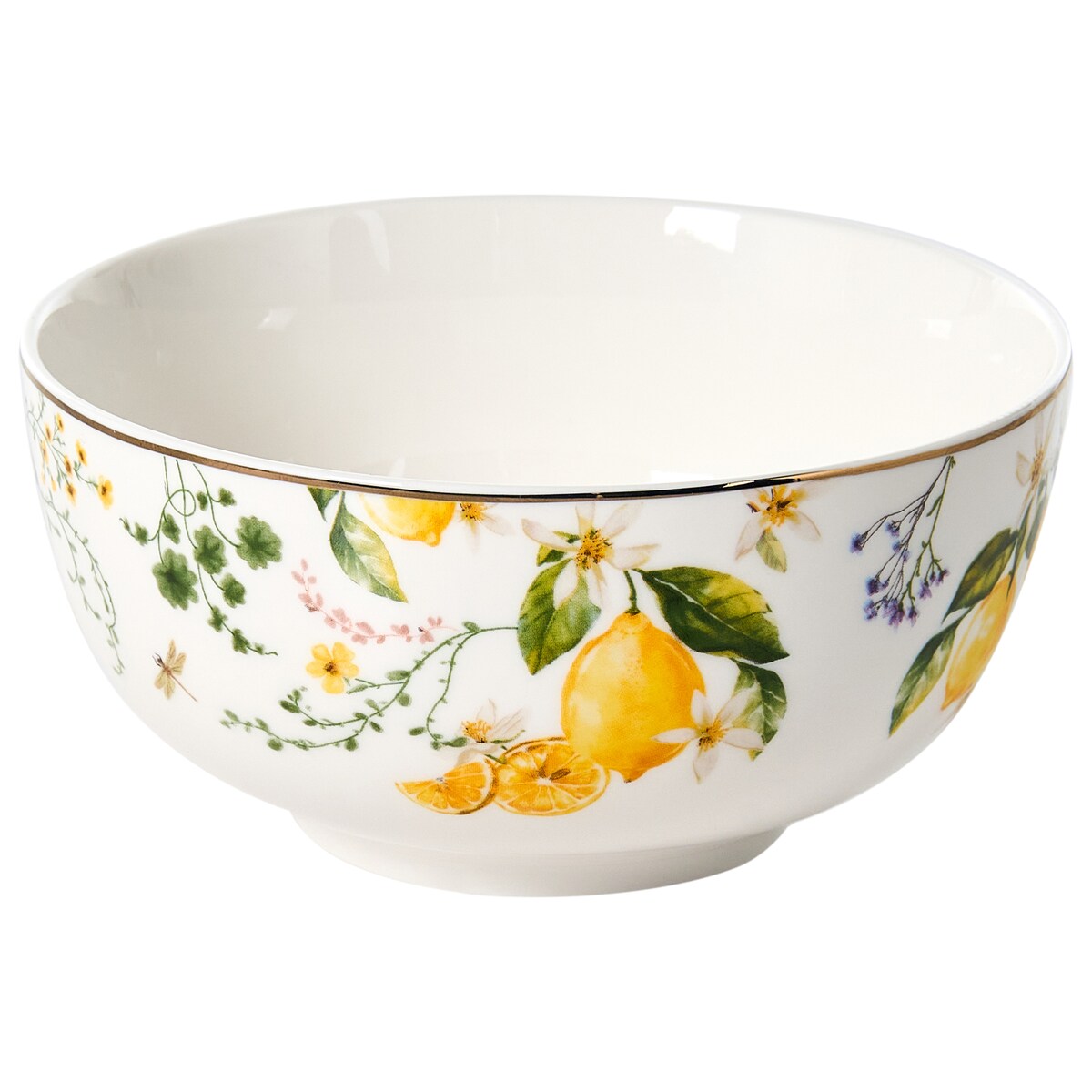 Zastawa stołowa 20-częściowa LEMONGRASS Porcelana Biały/zielony