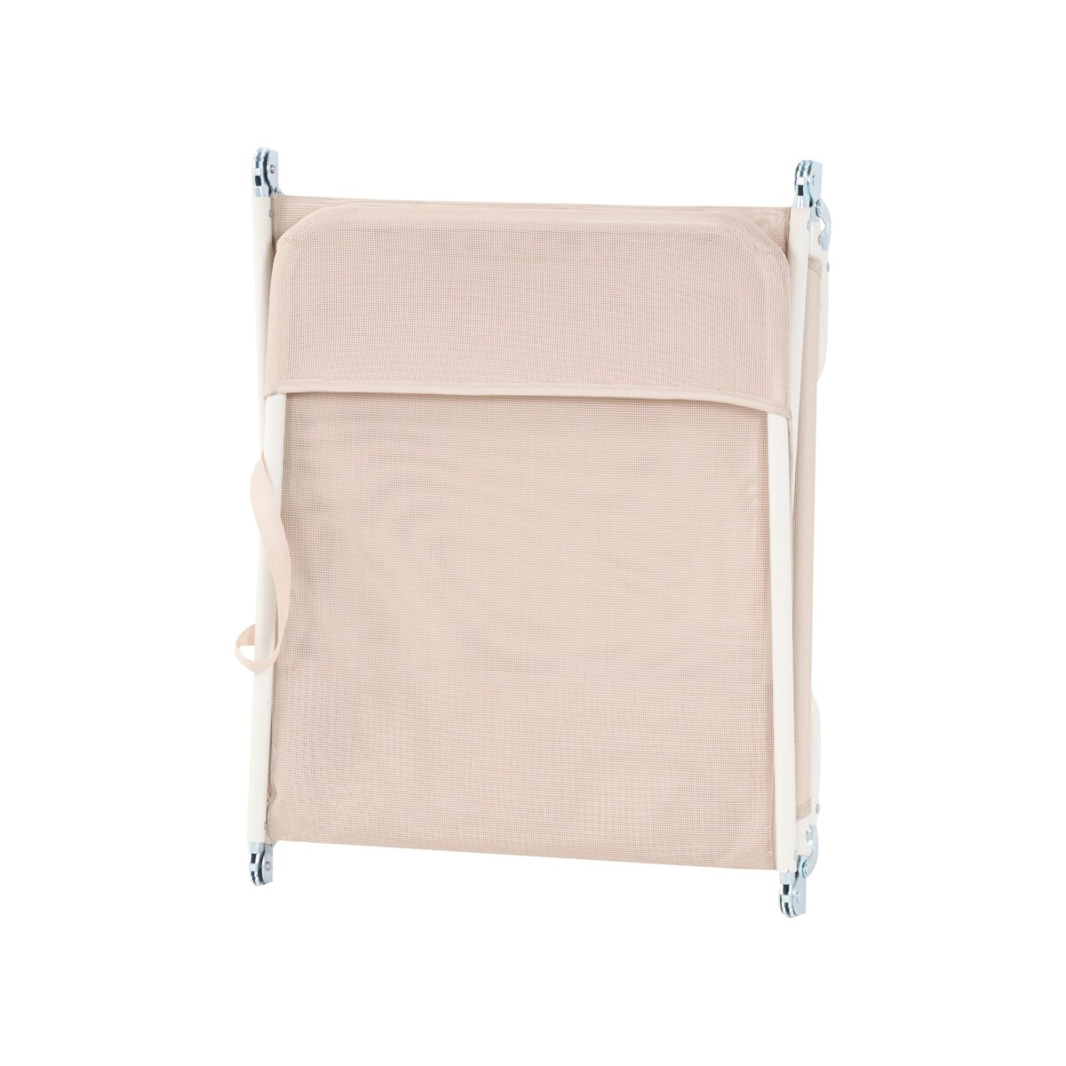 Leżak ogrodowy KASTORIA Składane Metal Beżowy