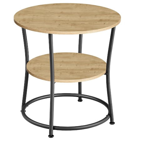 Stolik kawowy do salonu w nowoczesnym stylu dąb artisan, czarny