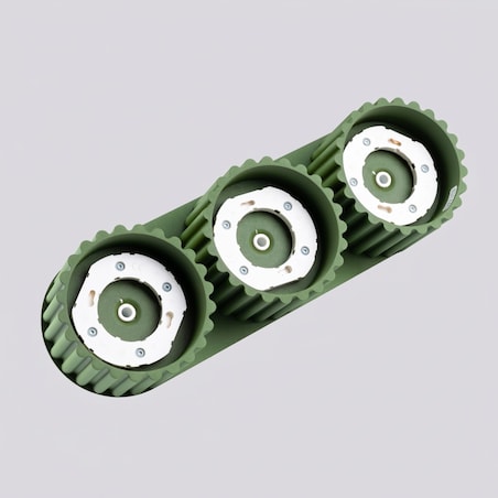 Plafon AURA 3 szałwiowy Gx53
