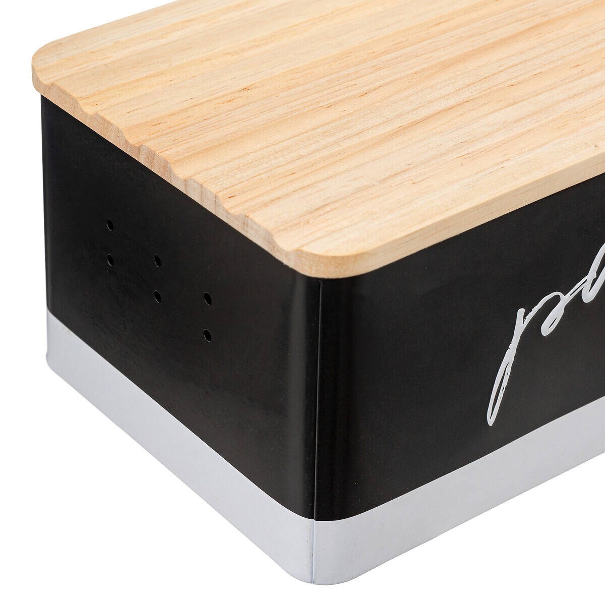 Pojemnik na bagietki, metalowy, 40, 4 x 12,2 x 9 cm