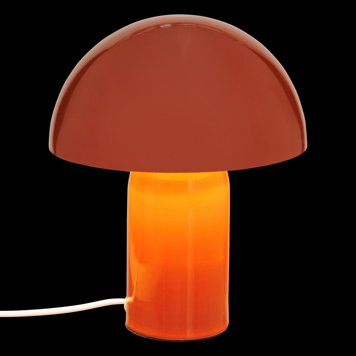 Lampa stołowa grzybek 24,5x20x20 cm FUNGO czerwony