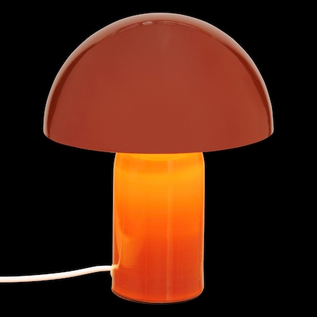 Lampa stołowa grzybek 24,5x20x20 cm FUNGO czerwony