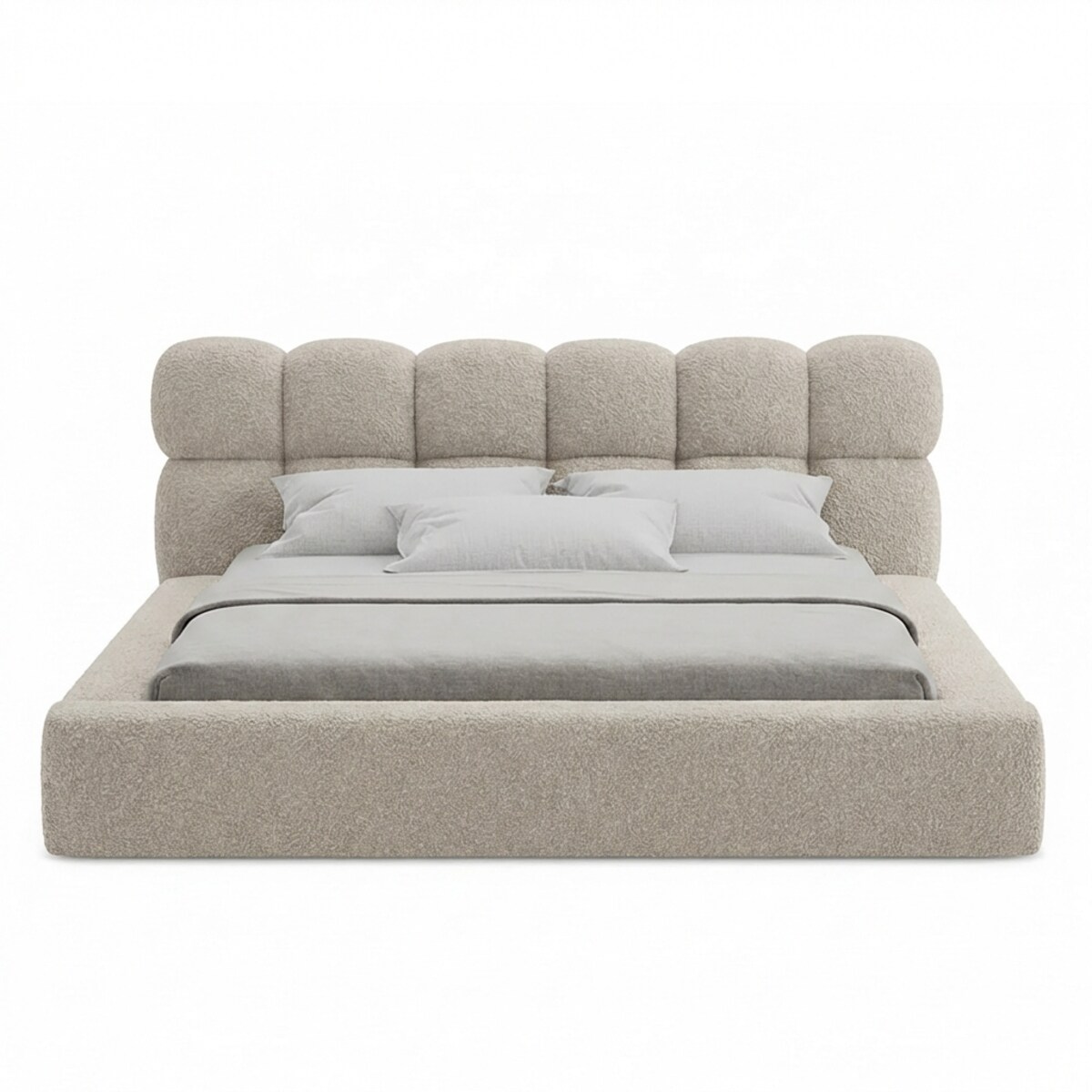 Łóżko Tapicerowane Lusso 140X200 Stelaż Pojemnik Na Pościel Loop 06