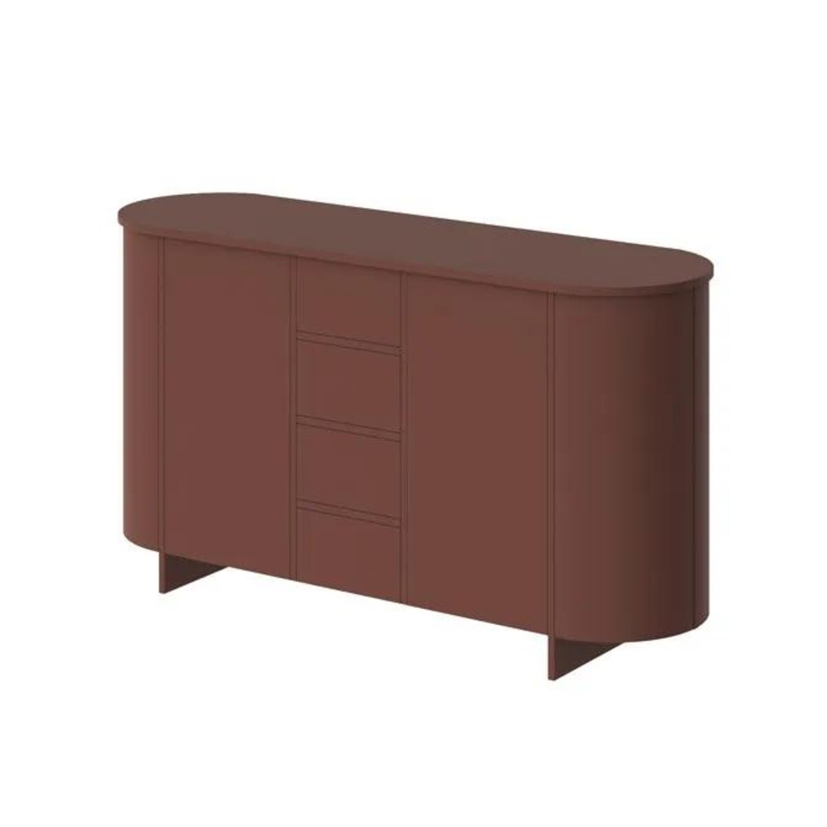 Komoda MEDUNO 163 2D4S bordowa