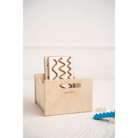 Mały BOX drewniana skrzynka na zabawki i inne cuda