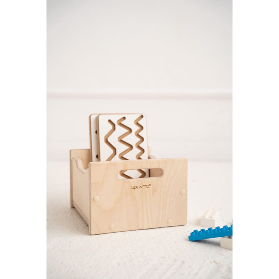 Mały BOX drewniana skrzynka na zabawki i inne cuda