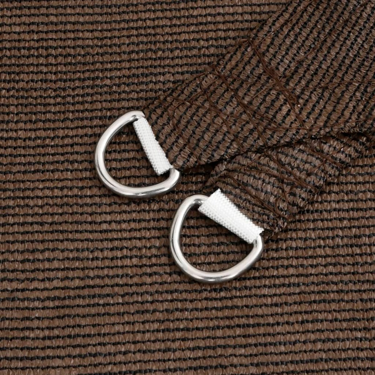 vidaXL Żagiel przeciwsłoneczny, 160 g/m², brązowy, 5x5x6 m, HDPE