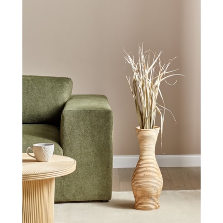 Rattan Wazon dekoracyjny 50 cm Naturalny TRINISA