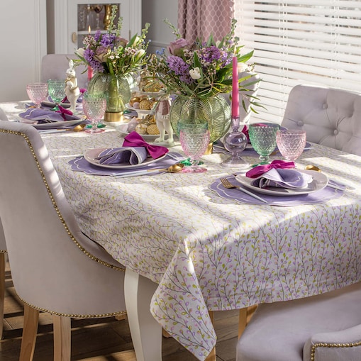 Obrus Purple Willow - 130 cm x 300 cm