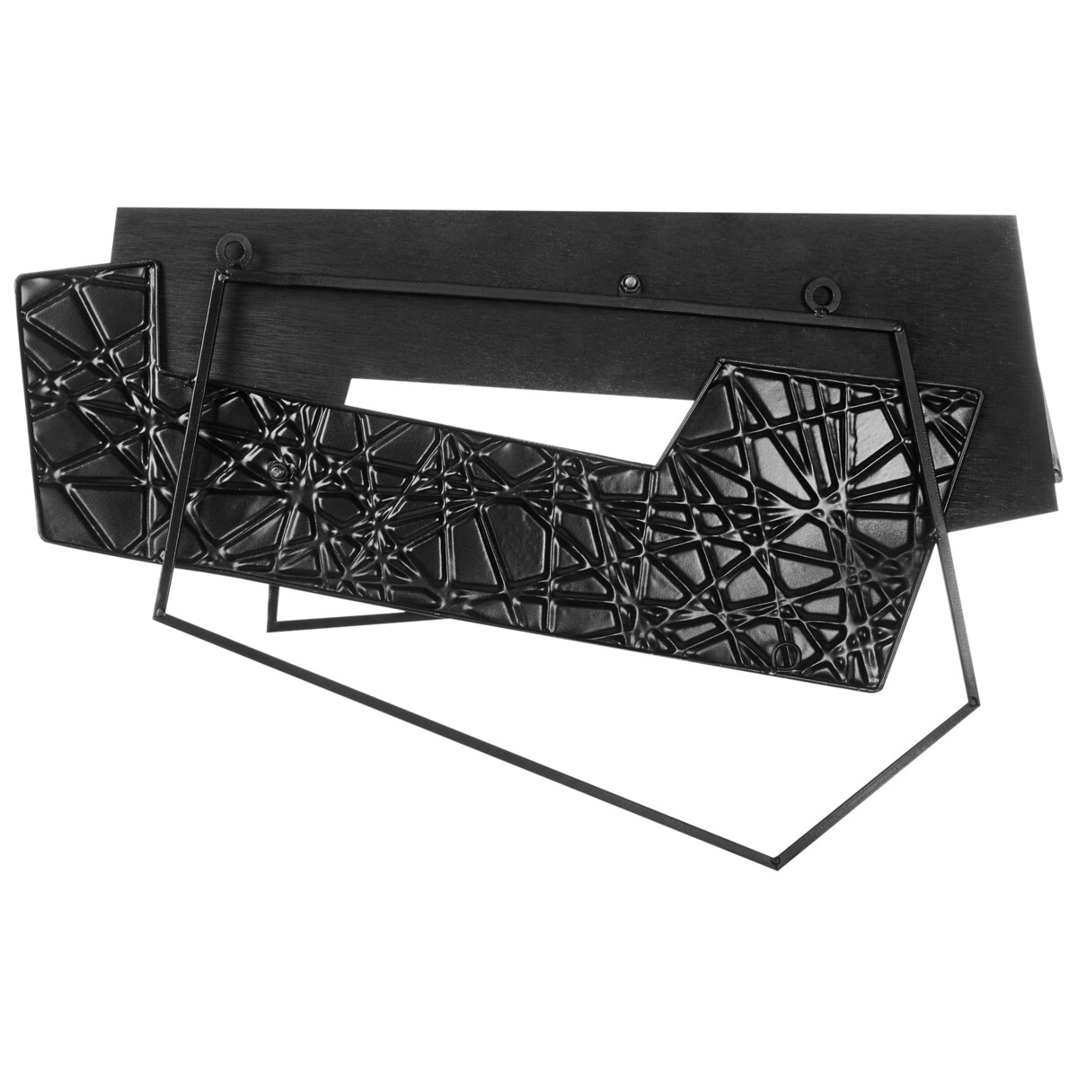 Dekoracja ścienna ENNIS Metal 36 cm Brązowy