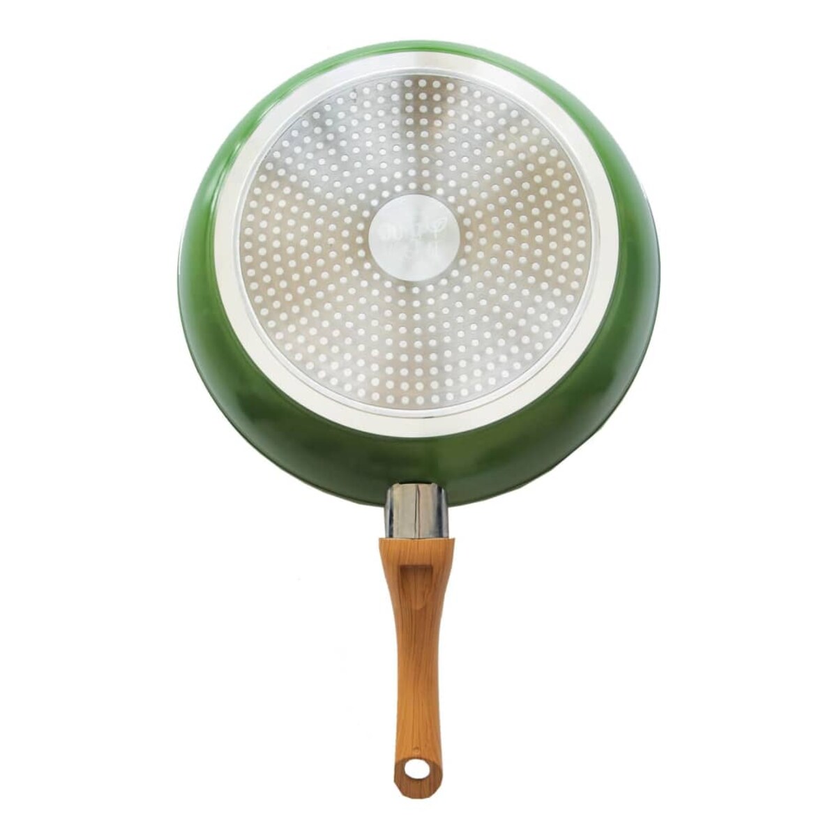 Just Vegan Patelnia ECO CeraVegan, 24 cm, aluminiowa, zielona