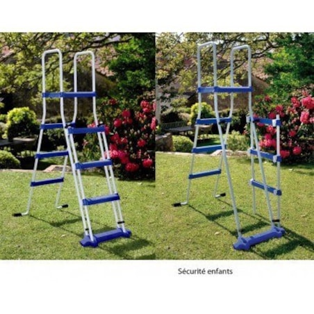 Basen ogrodowy stalowy Fidji aqua 460x120 cm GRE