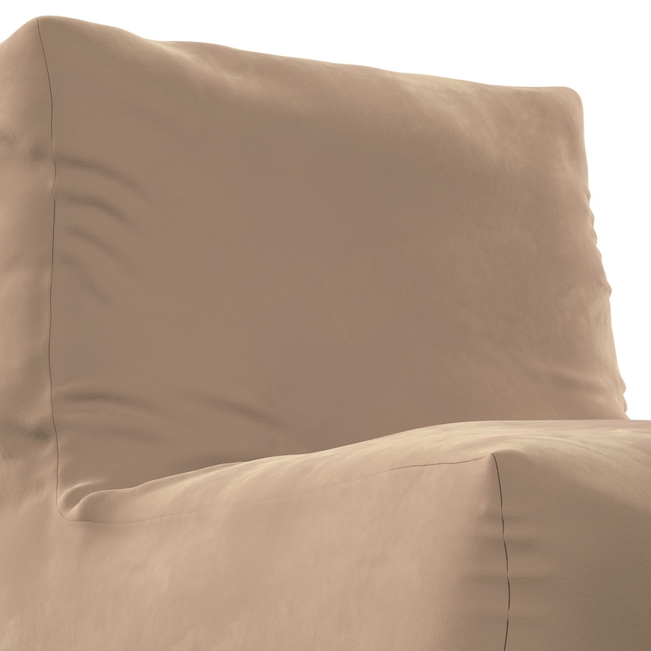 Pufa - fotel, beżowy, 67 x 31 x 75 cm, Velvet