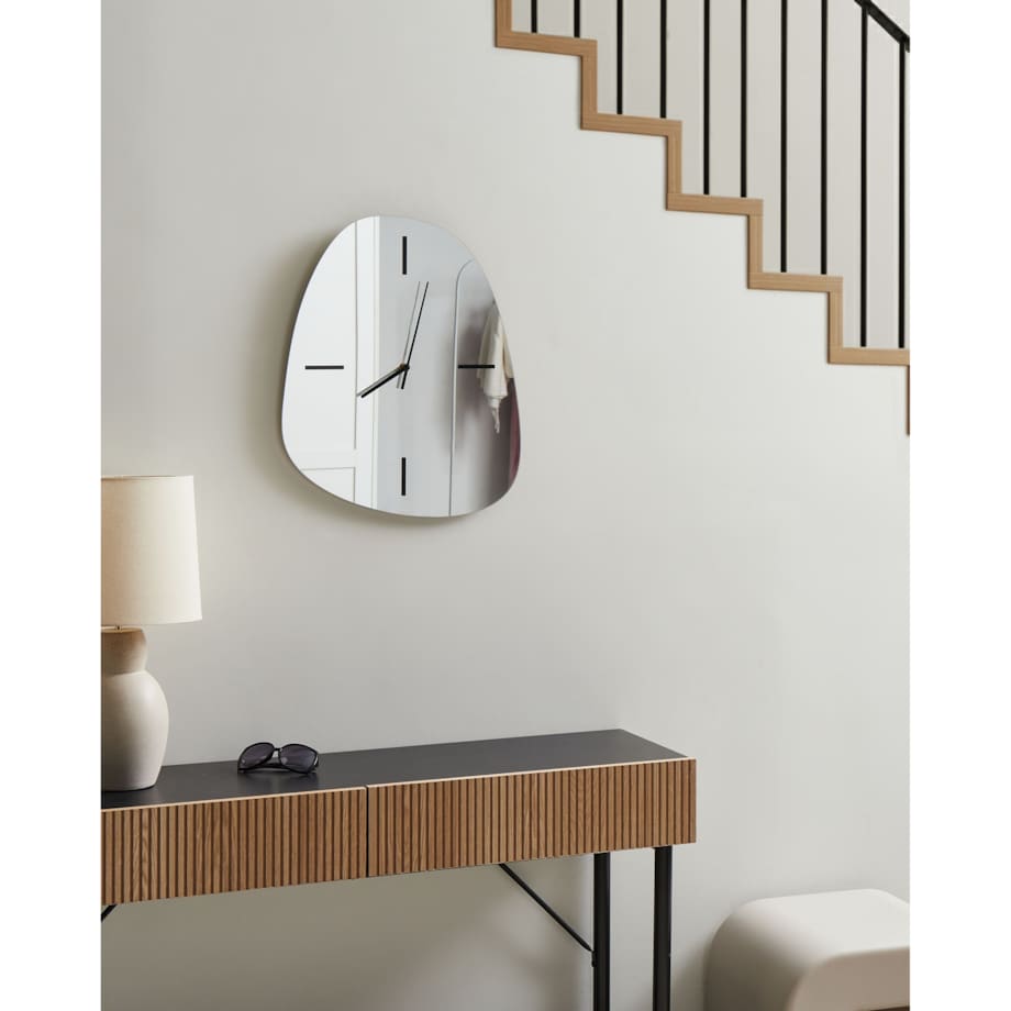 Zegar ścienny ALMANSA 45 cm Srebrny