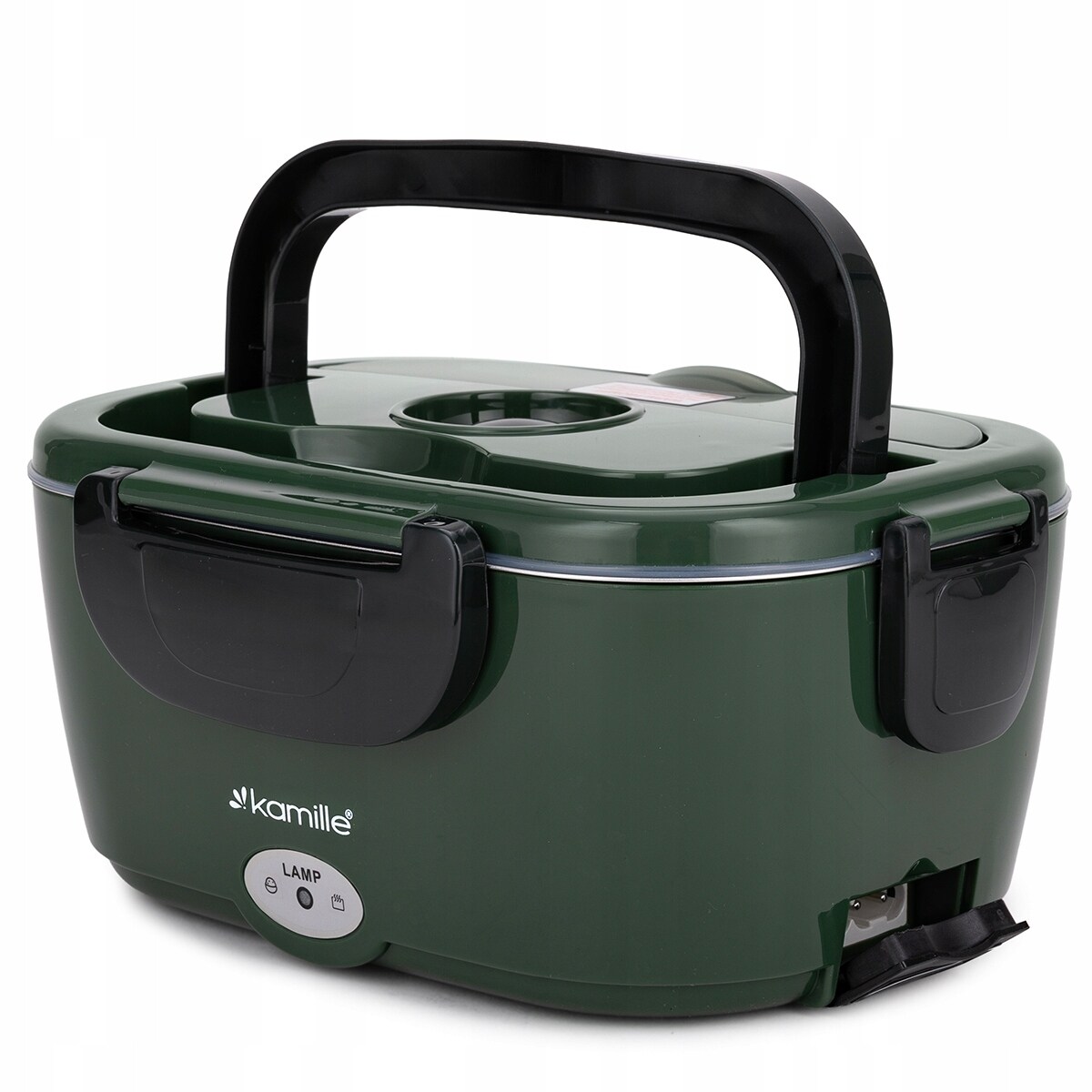Elektryczny lunch box termos obiadowy samochodowy podgrzewany śniadaniówka do auta 1.5L KAMILLE