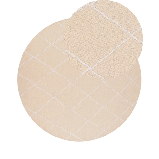 Dywan zewnętrzny GWALIOR Beżowy ø 160 cm