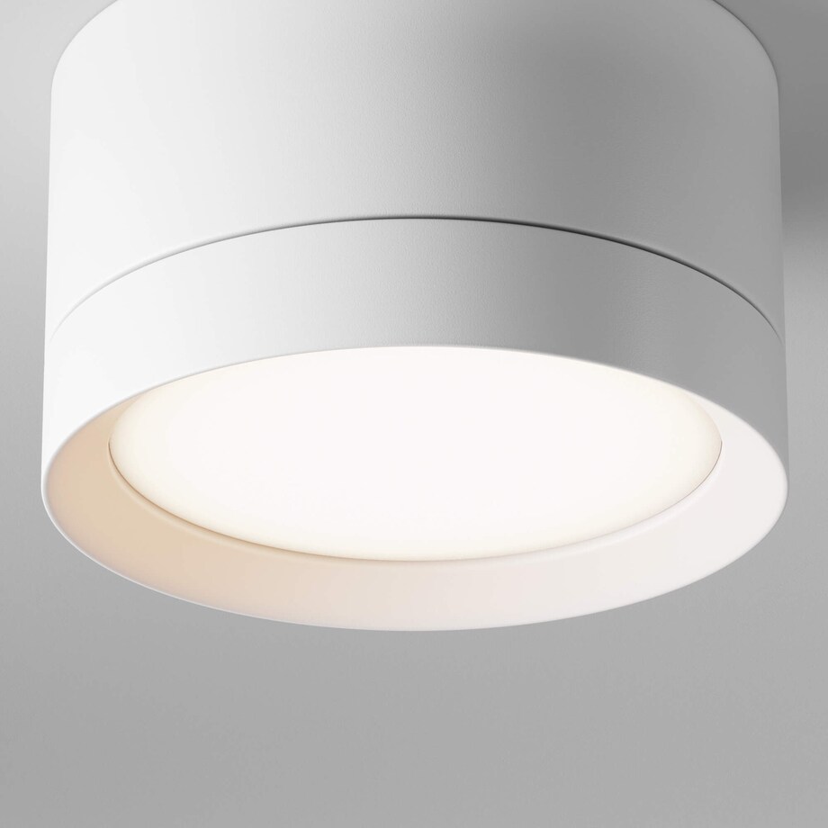 Plafon natynkowy C086CL-GX53-SRD-W LED 15W do salonu biały