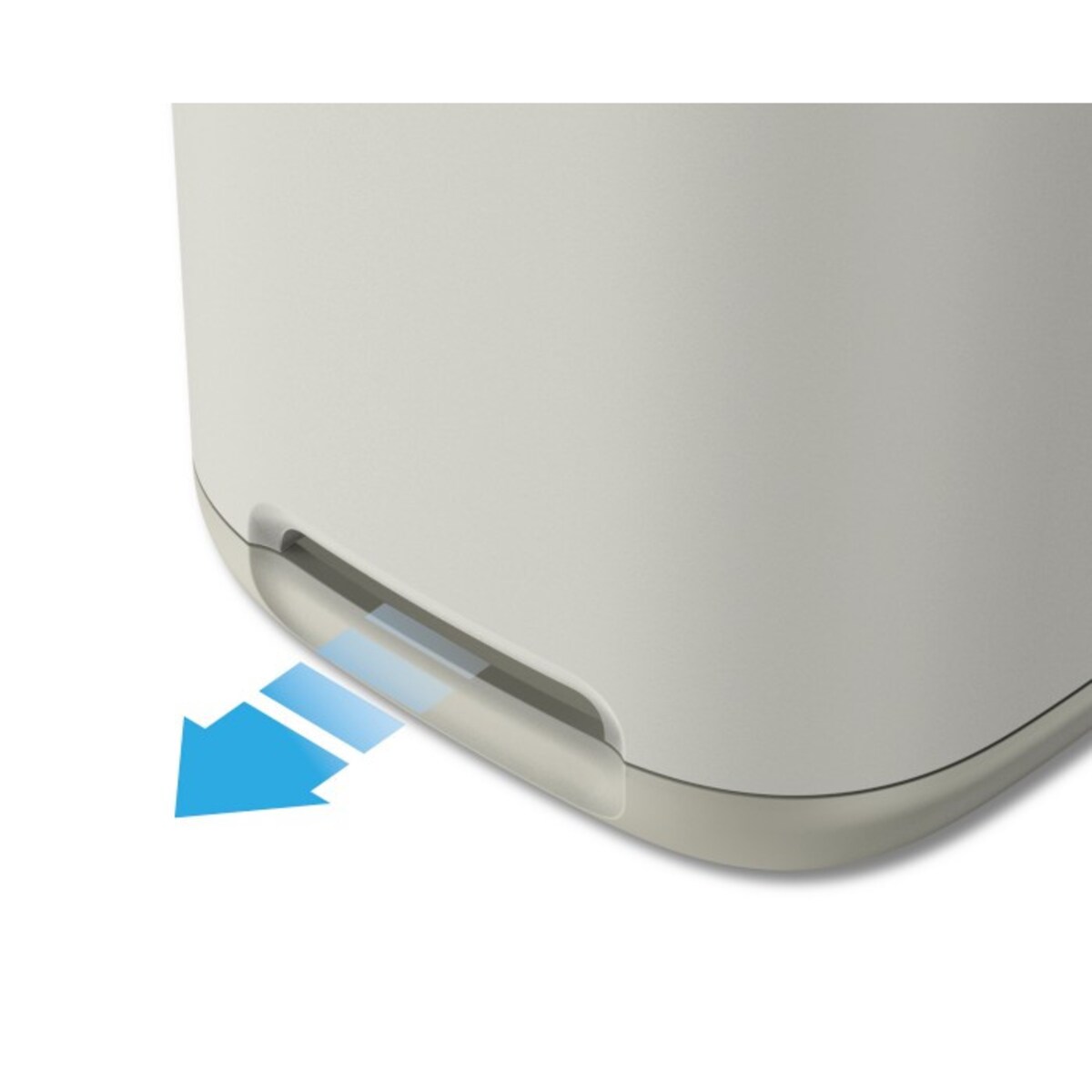 Pojemnik na szczoteczki do zębów beżowy EasyStore, 12.7 x 9 x 9 cm, Joseph Joseph