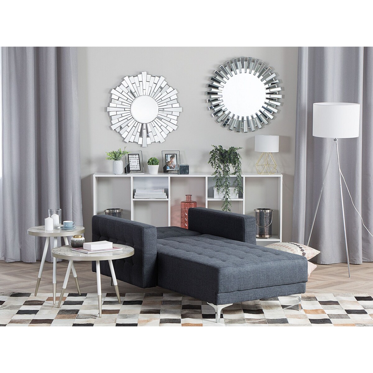 Szezlong ciemnoszary ABERDEEN