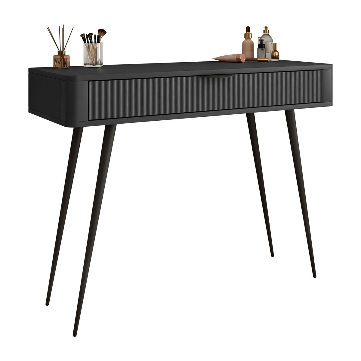 Konsola SCARLETT z szufladą czarna