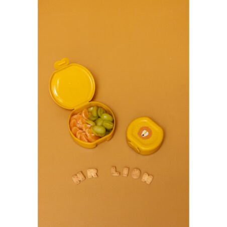 Zestaw pojemników na przekąski z klipsem 2 szt. - Lew Trixie Baby