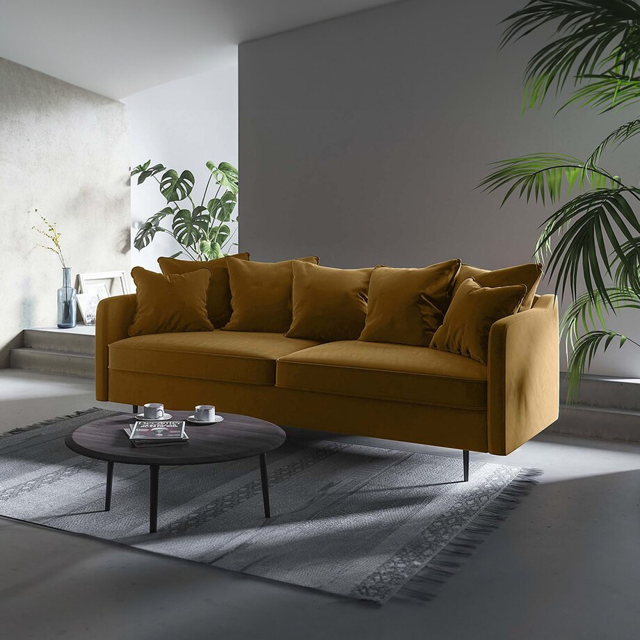 Esme 3-osobowa sofa - miodowa