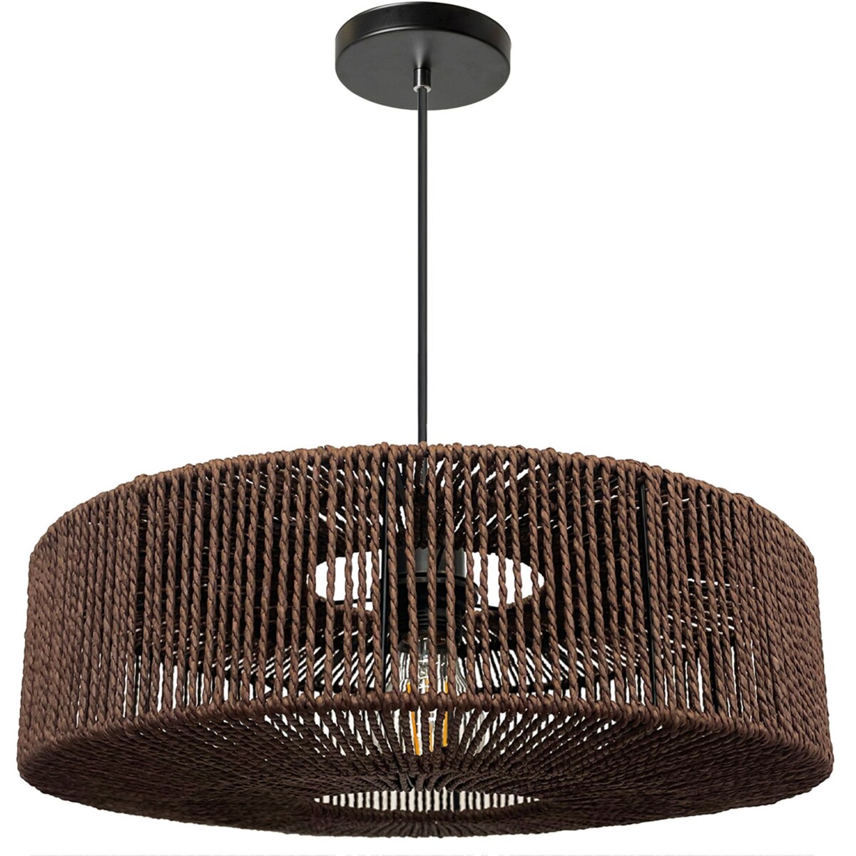 Lampa Wisząca Boho APP1295-1CP Brązowa