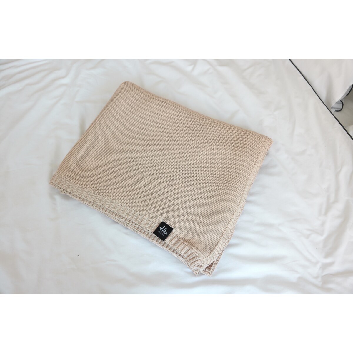 Narzuta klasyczna beżowa, 220 x 240 cm, La Manta