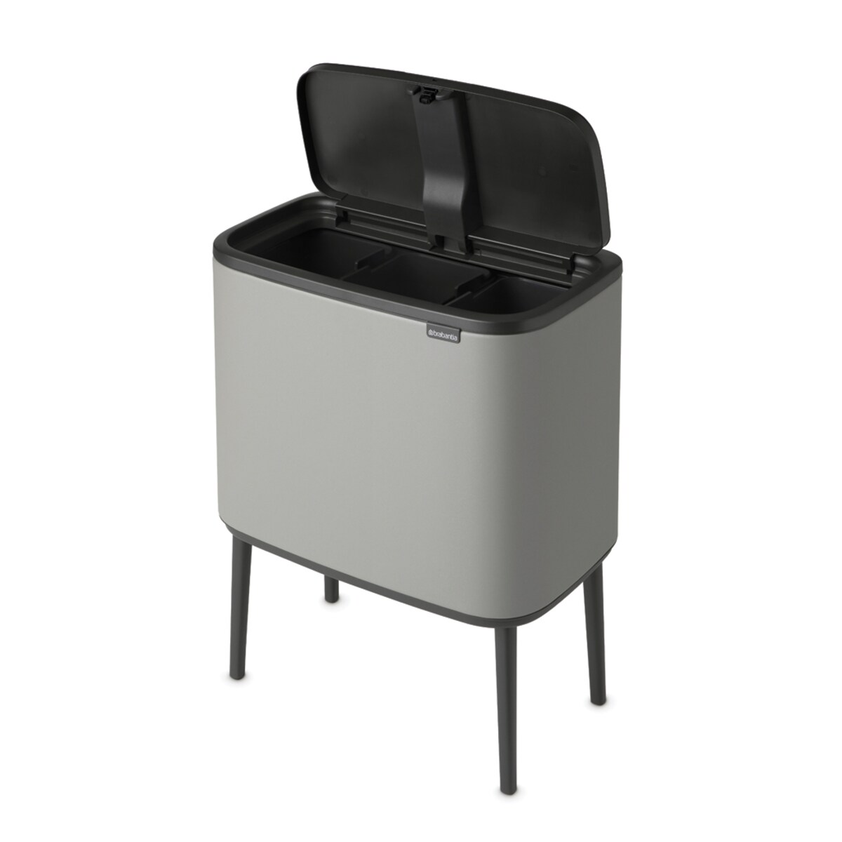 Kosz na śmieci Touch Bin Bo 3 x 11L Mineral Concrete Grey 127229