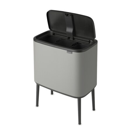 Kosz na śmieci Touch Bin Bo 3 x 11L Mineral Concrete Grey 127229