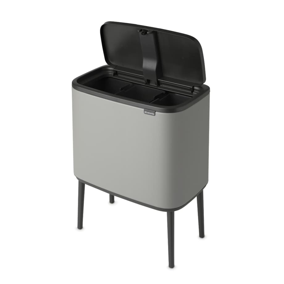 Kosz na śmieci Touch Bin Bo 3 x 11L Mineral Concrete Grey 127229