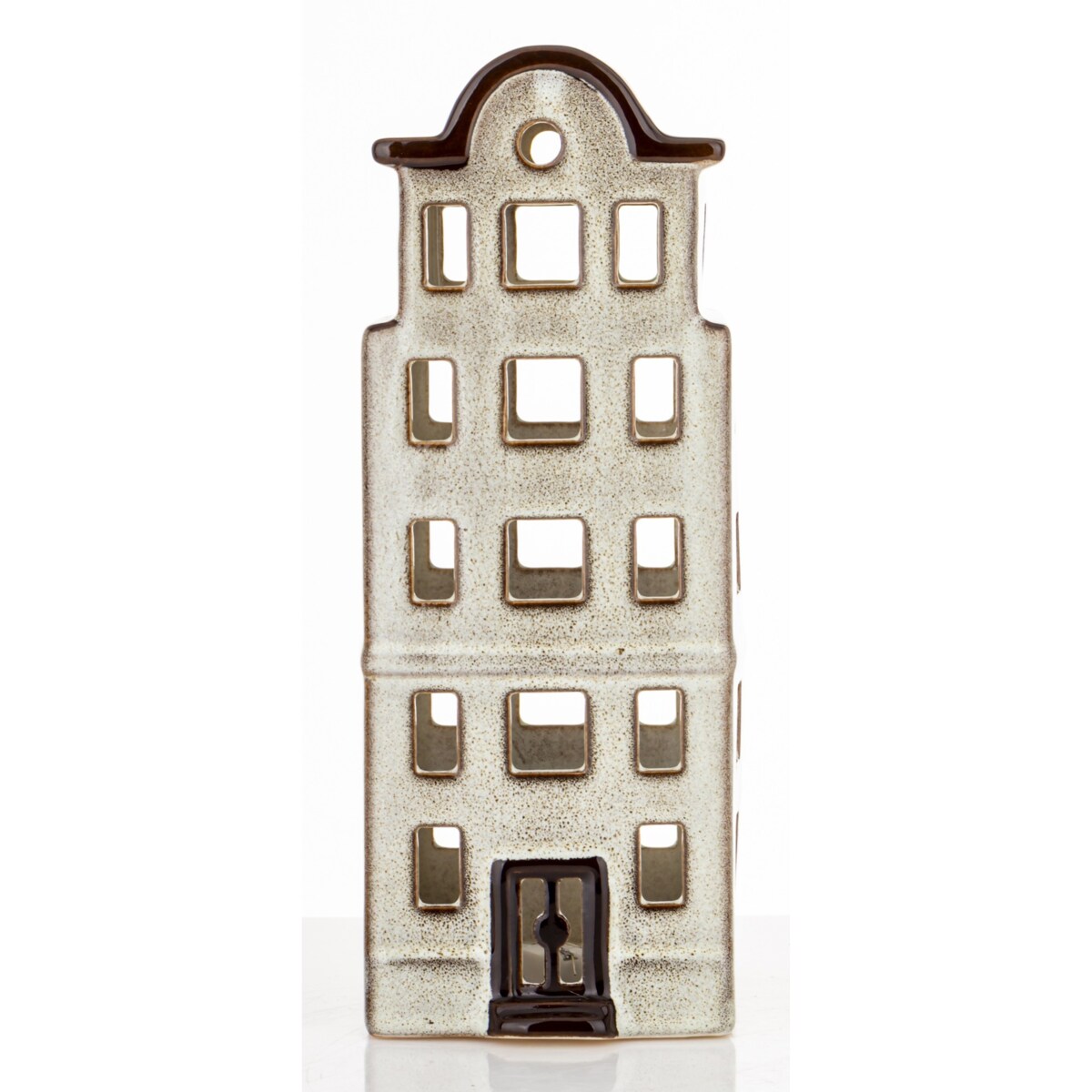 Domek kamienica LED 26x10x11 cm BALAY brązowy