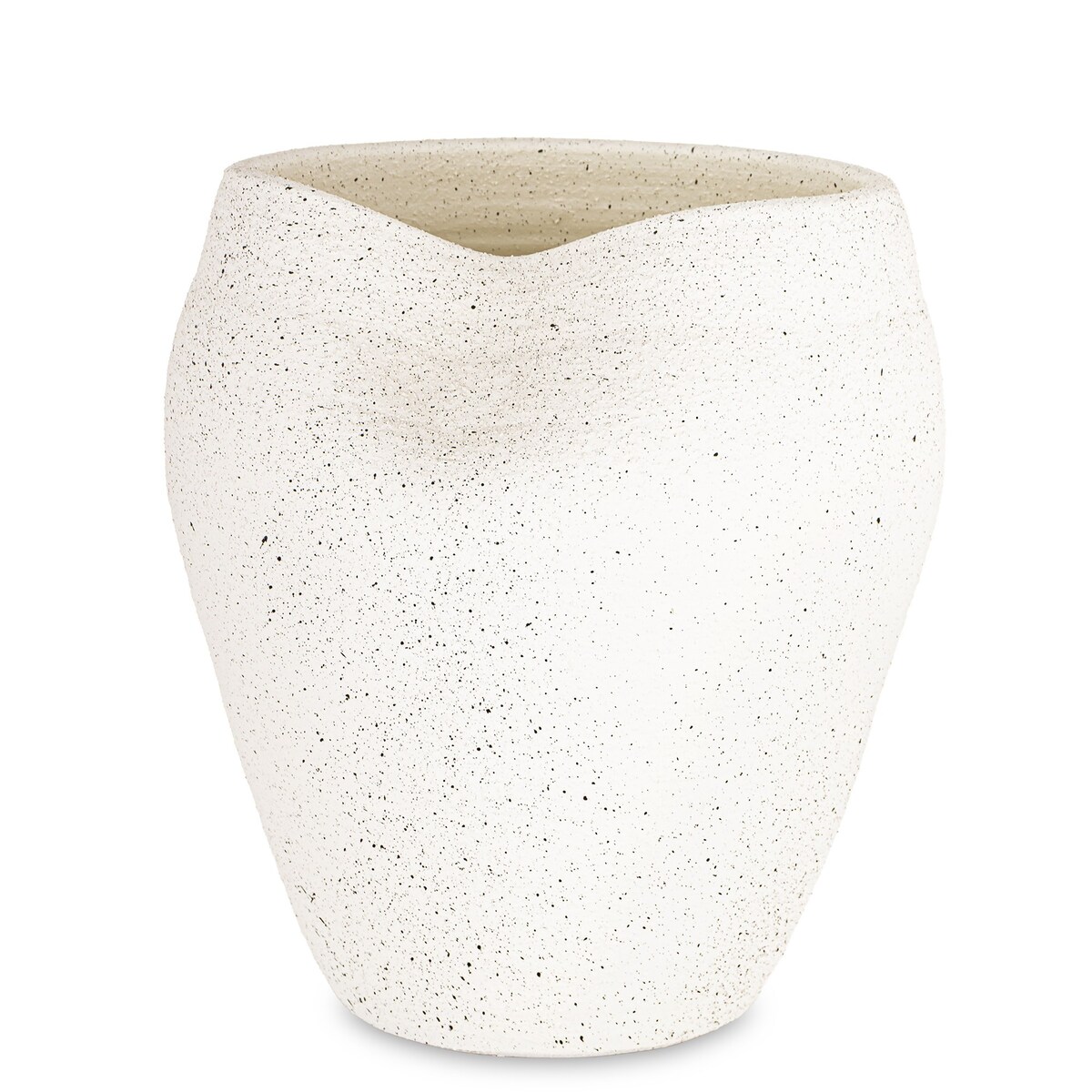 Wazon ceramiczny 29x24x23 cm BUZZY-2 biały medium