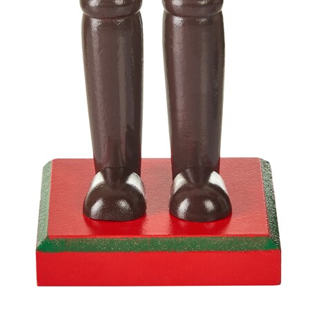 Zestaw 2 figurek dekoracyjnych BODSJON Dziadek do orzechów 35 cm Czerwony/ biały