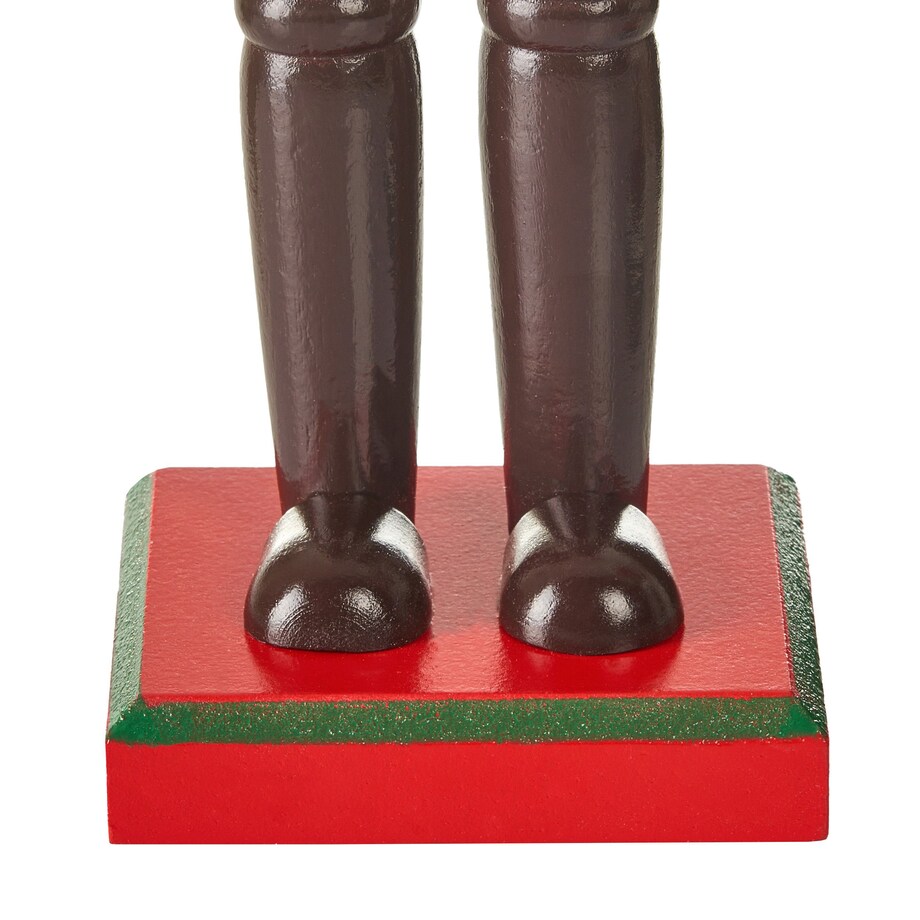 Zestaw 2 figurek dekoracyjnych BODSJON Dziadek do orzechów 35 cm Czerwony/ biały
