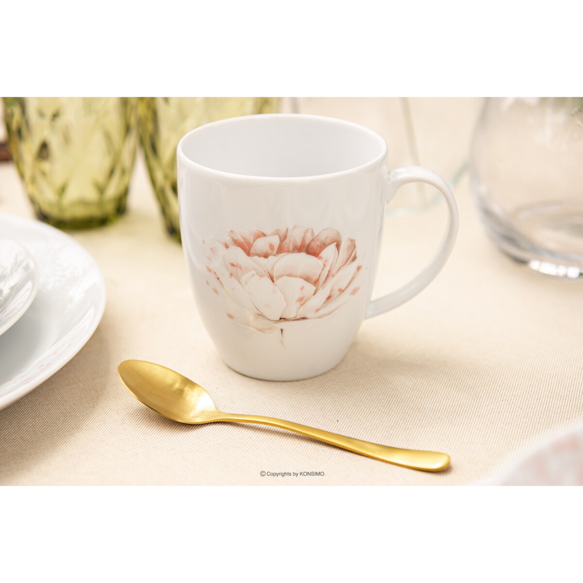 Kubek 6szt. BOSS PIWONIA