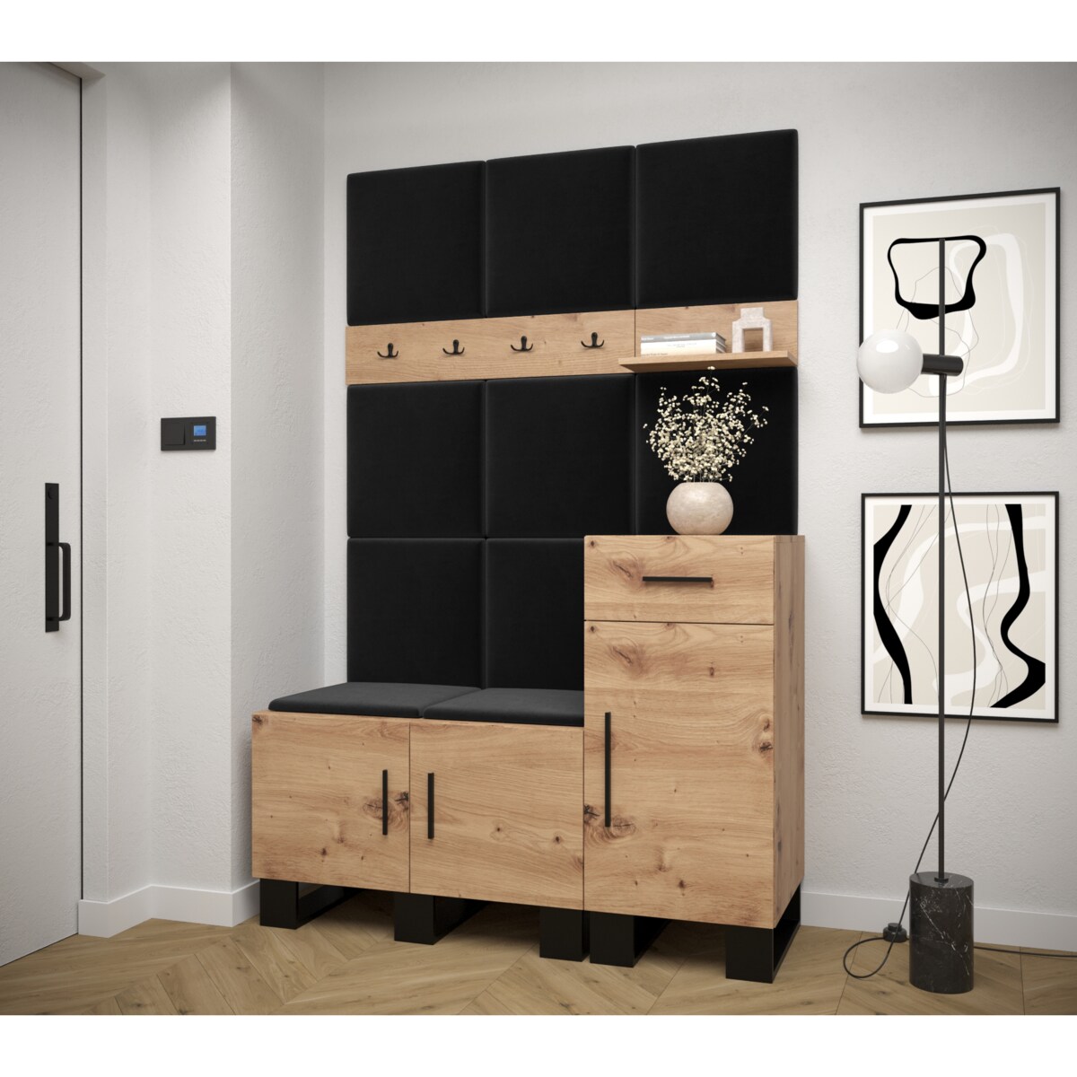 Garderoba do przedpokoju Abiks ARTIN 5 artisan+manila18