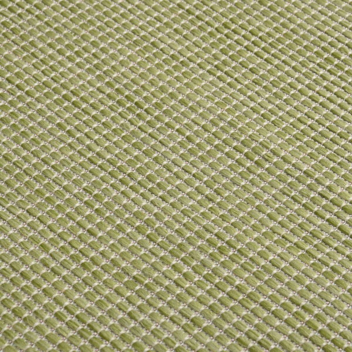 vidaXL Dywan zewnętrzny o płaskim splocie, 120x170 cm, zielony