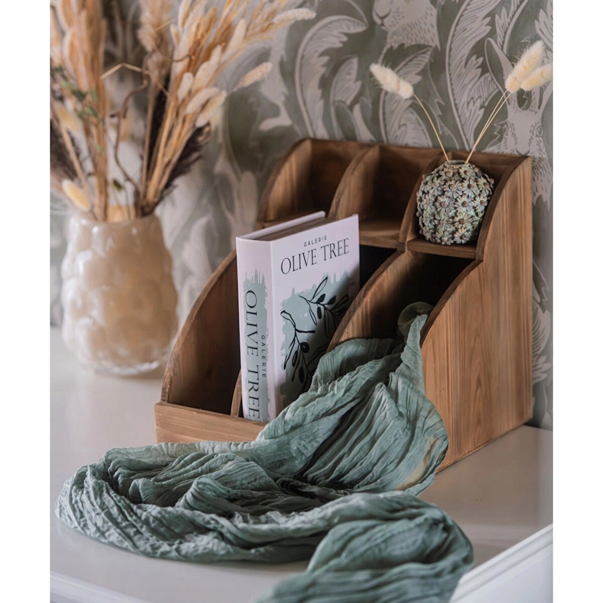 PUDEŁKO JAK KSIĄŻKA FAŁSZYWA OLIWKI ORGANIZER NA DROBIAZGI BIŻUTERIĘ 24cm