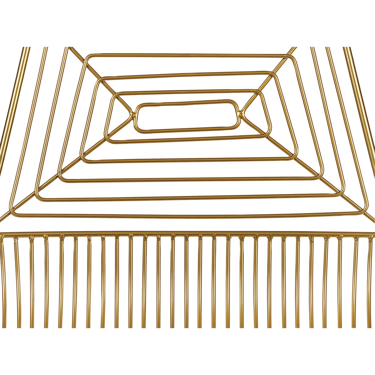 Zestaw 2 krzeseł barowych metalowy złoty BISBEE
