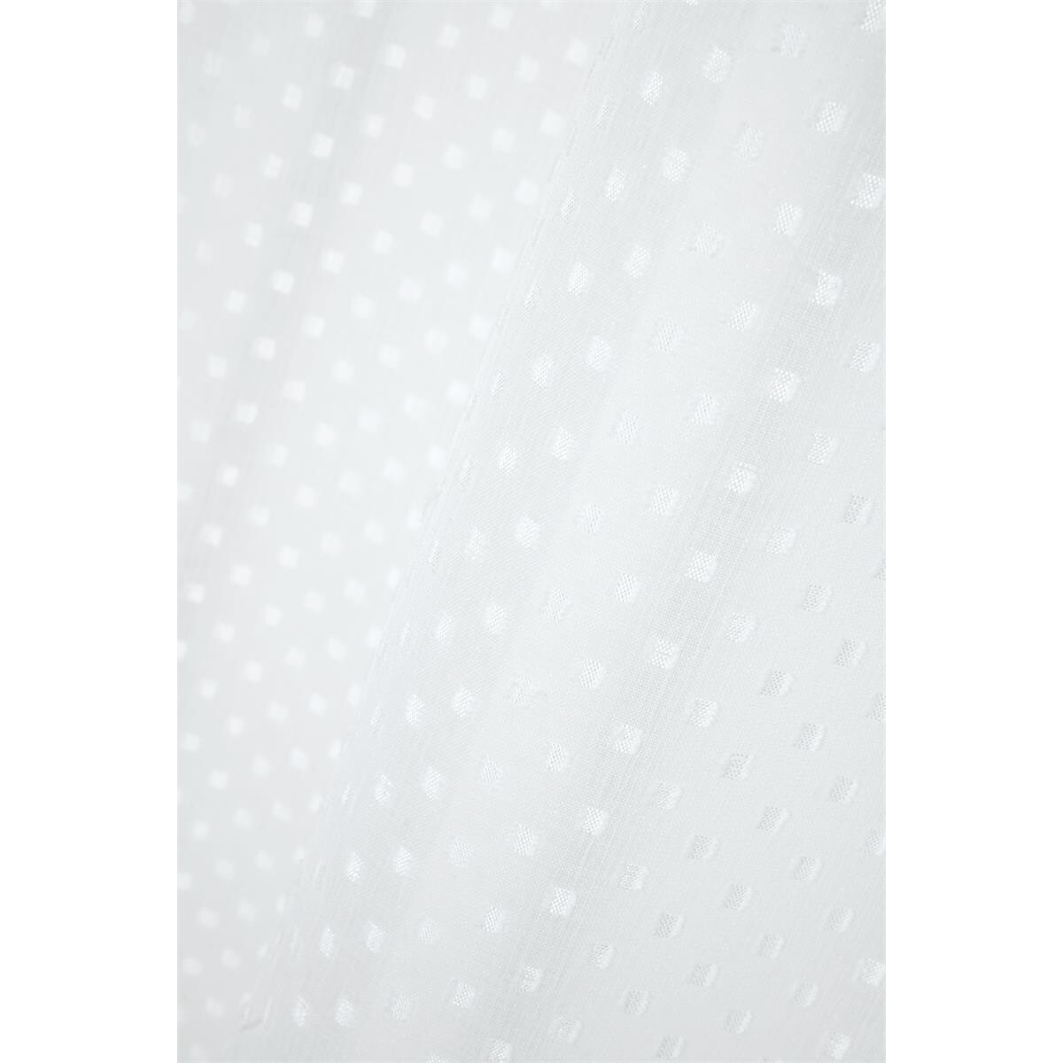 Biała, transparentna firana, 135 x 260 cm