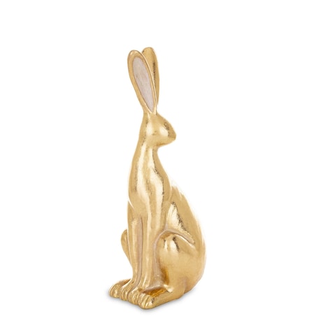 Dekoracja - złoty królik 24,5x8,5x10 cm SVELTA-2 small