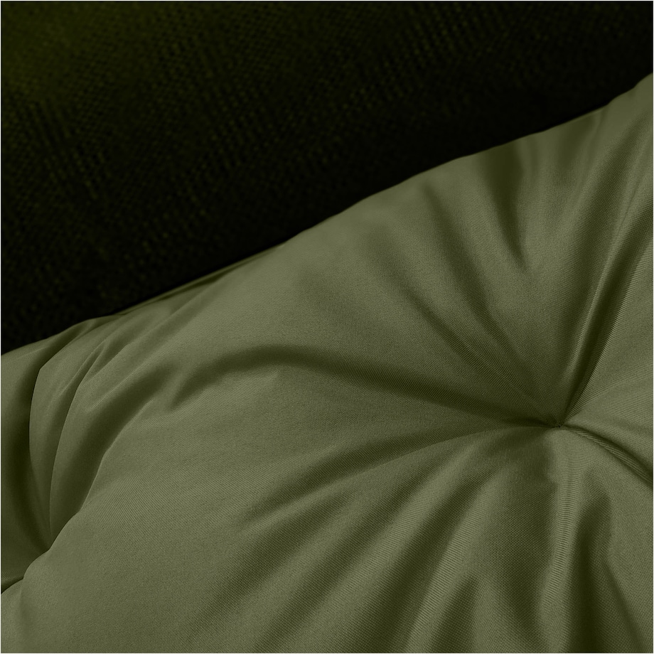 Legowisko Dla Psa Kanapa Posłanie Muszla 75X65 Cm Wodoodporne Poduszki Pikowane Zielone